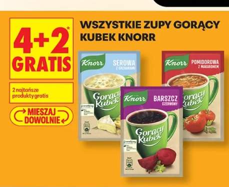 Zupy Gorący Kubek Knorr +3 warianty