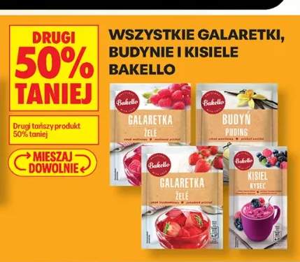 Galaretka Bakello smak malinowy +4 warianty