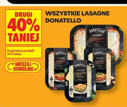 Lasagne Donatello +3 warianty