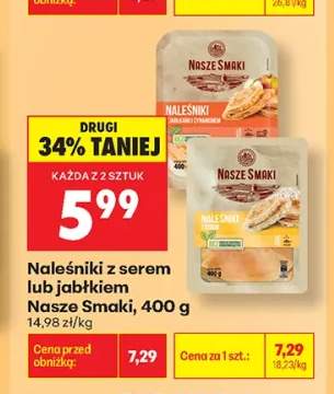 Naleśniki z serem Nasze Smaki +1 wariant