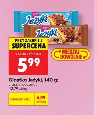 Ciastka Jeżyki Classic +1 wariant