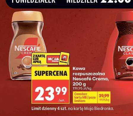 Kawa rozpuszczalna Nescafé Crema