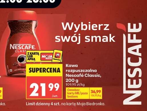 Kawa rozpuszczalna Nescafé Classic