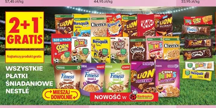Płatki śniadaniowe Nestlé +3 warianty