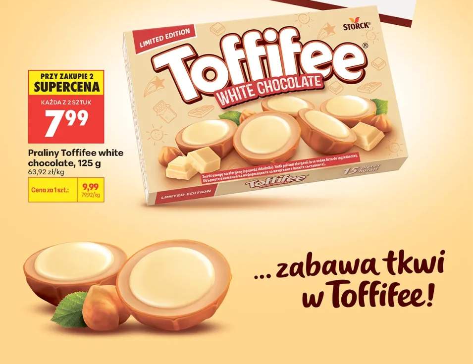 Praliny Toffifee White Chocolate