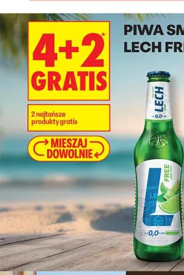 Piwo bezalkoholowe Lech Free Limonka z Miętą