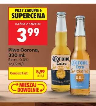 Piwo Corona Extra +1 wariant