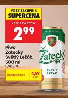 Piwo Žatecký Světlý Ležák