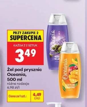 Żel pod prysznic Oceania Kojący Relaks +1 wariant