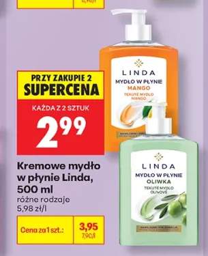 Kremowe mydło w płynie Linda Mango +1 wariant