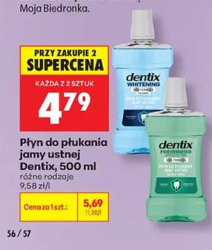 Płyn do płukania jamy ustnej Dentix Whitening +1 wariant