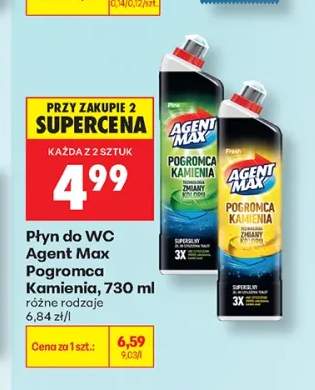 Płyn do WC Agent Max Pogromca Kamienia