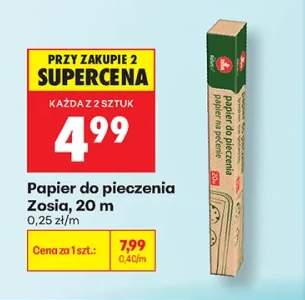 Papier do pieczenia Zosia 20 m