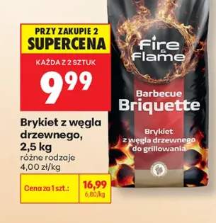 Brykiet z węgla drzewnego Fire & Flame