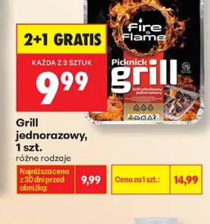 Grill jednorazowy Picknick Fire & Flame