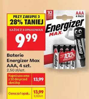 Baterie Energizer Max AAA 4-pak