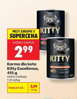 Karma dla kota Kitty Excellence Kawałki w galaretce +1 wariant