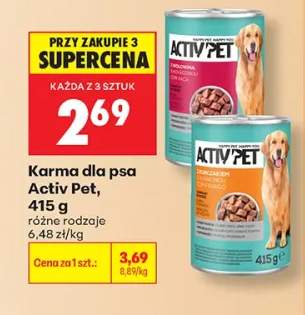 Karma dla psa Activ Pet z kurczakiem +1 wariant