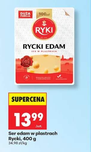 Ser edam w plastrach Rycki