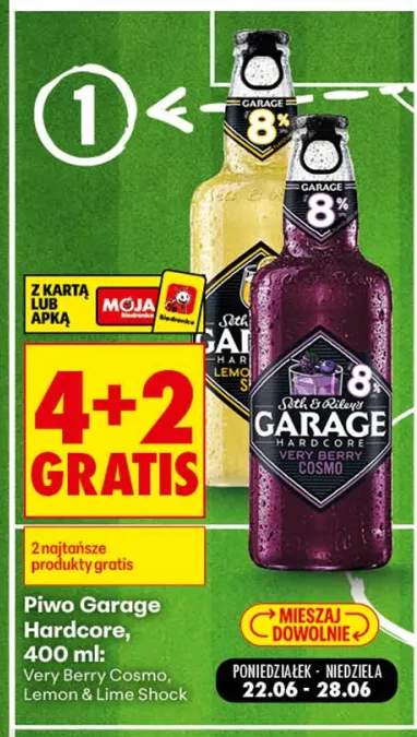 Piwo Garage Hardcore Lemon & Lime Shock +1 wariant