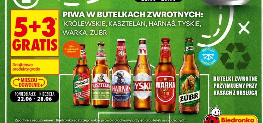 Piwo Żubr +5 wariantów