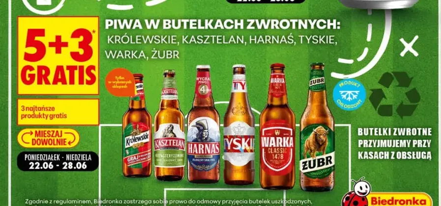 Piwo Żubr +5 wariantów