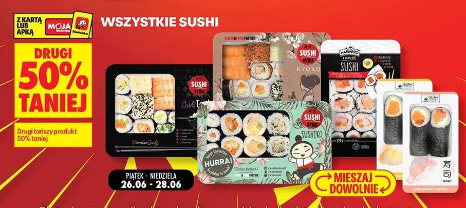 Sushi +5 wariantów