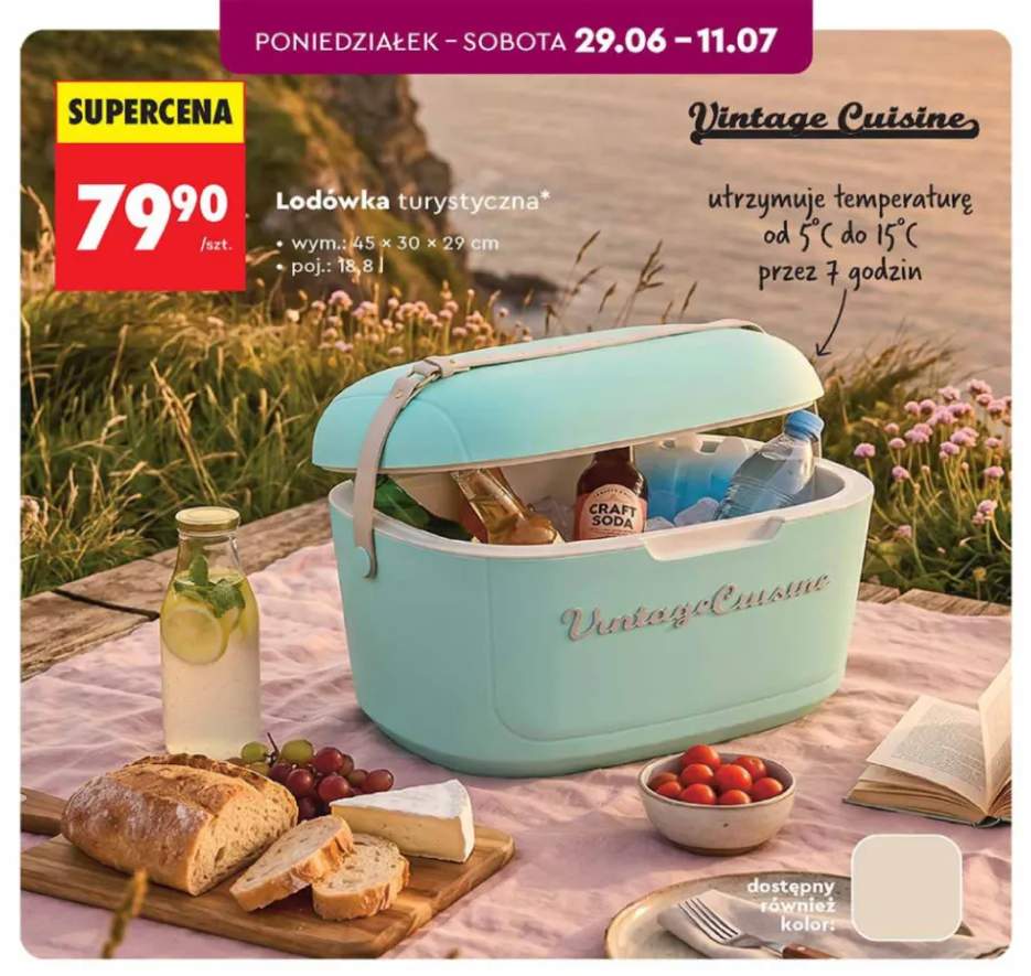 Lodówka turystyczna Vintage Cuisine