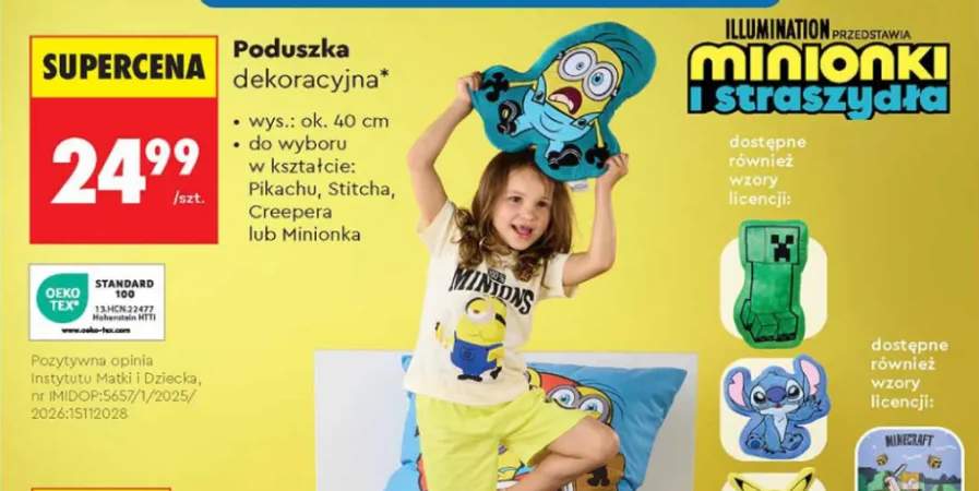 Poduszka dekoracyjna Pikachu +3 warianty