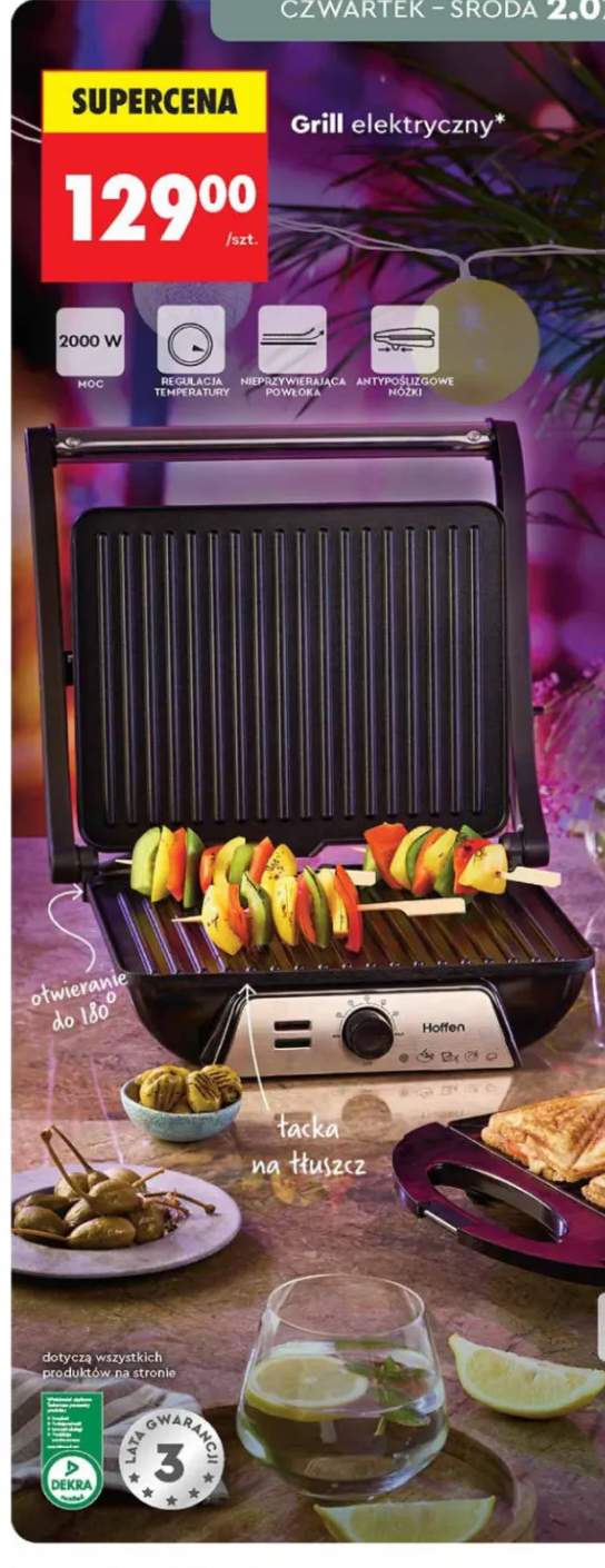 Grill elektryczny Hoffen