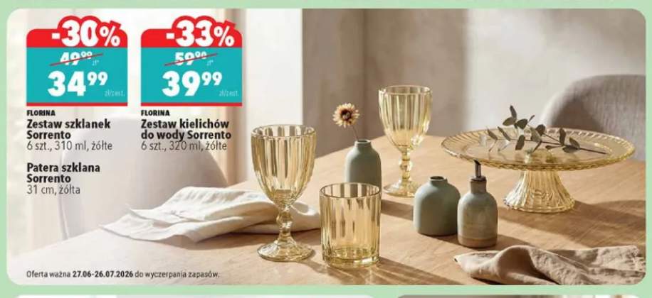 Zestaw szklanek Sorrento Florina 6-pak 310 ml +1 wariant