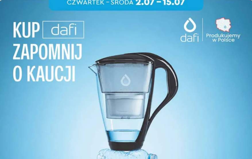 Dzbanek filtrujący do wody Dafi