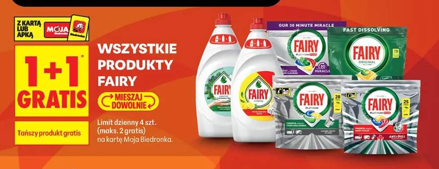 Produkty Fairy +5 wariantów