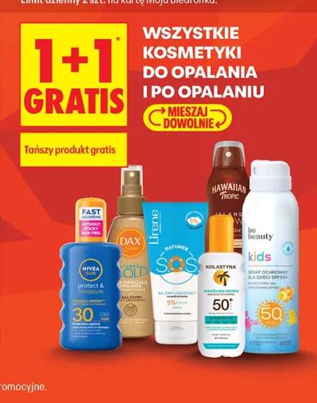 Kosmetyki do opalania i po opalaniu +6 wariantów