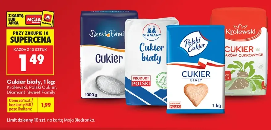 Cukier biały Sweet Family +3 warianty