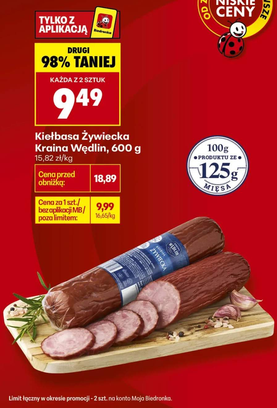 Kiełbasa Żywiecka Kraina Wędlin