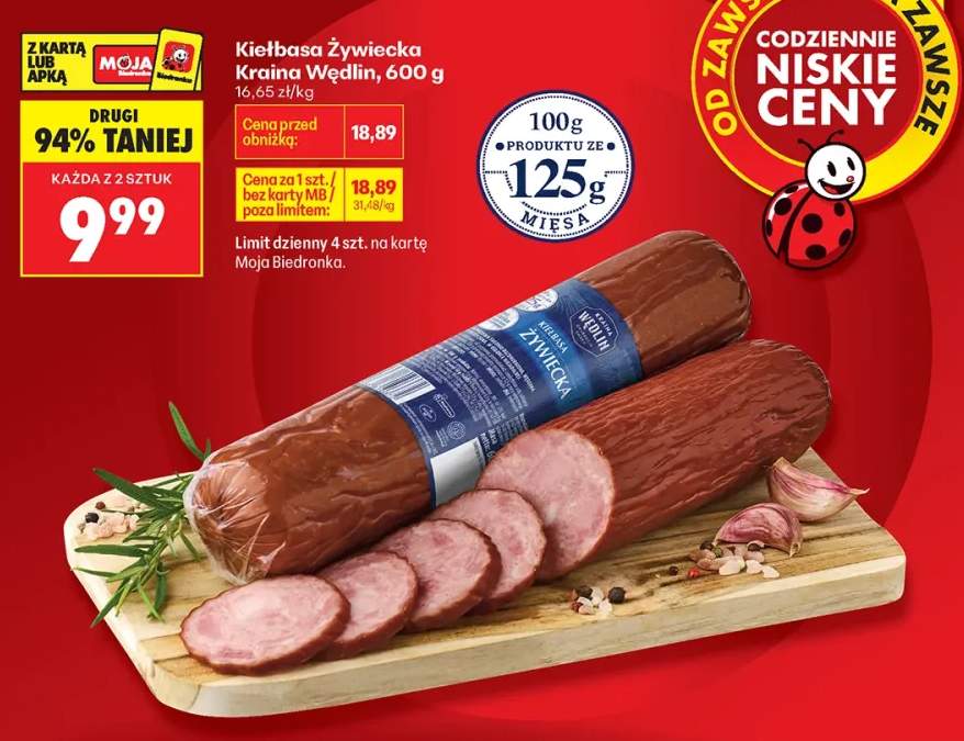 Kiełbasa Żywiecka Kraina Wędlin