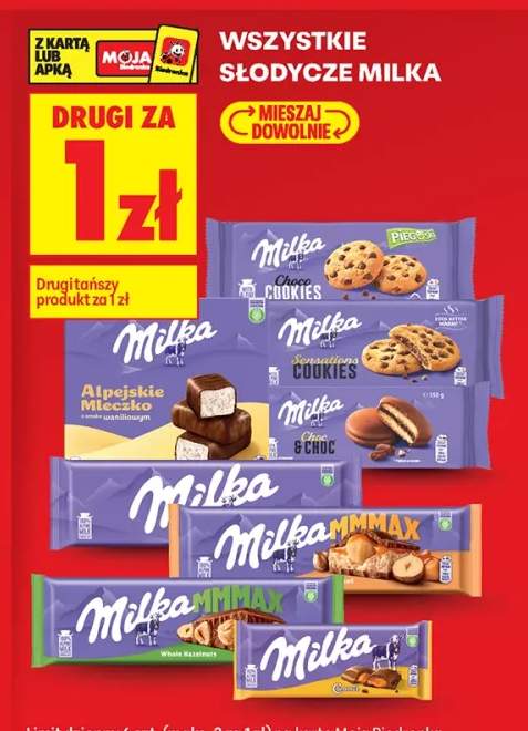 Słodycze Milka +8 wariantów