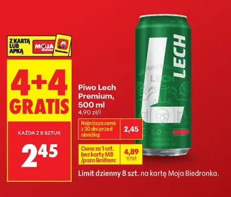 Piwo Lech Premium