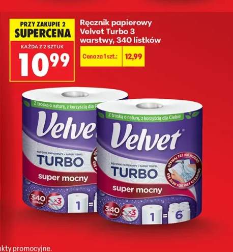 Ręcznik papierowy Velvet Turbo 3-warstwowy