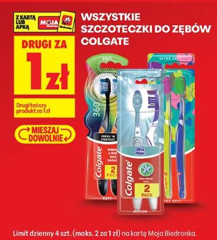 Szczoteczki do zębów Colgate +3 warianty