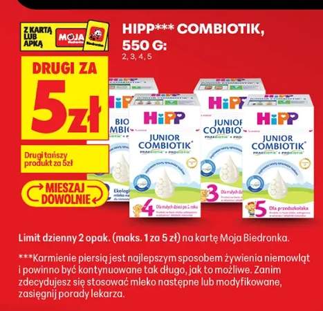 Mleko następne HiPP 2 Bio Combiotik +3 warianty