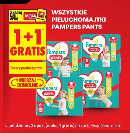 Pieluchomajtki Pampers Pants rozmiar 4 +4 warianty