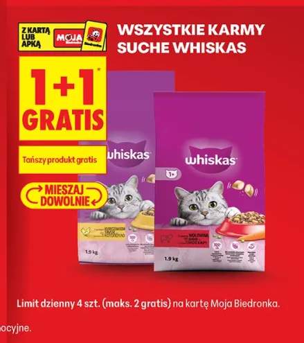 Karmy suche Whiskas +2 warianty