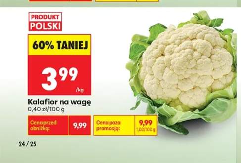 Kalafior na wagę polski