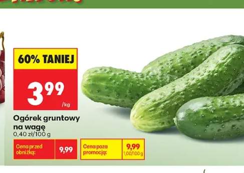 Ogórek gruntowy na wagę