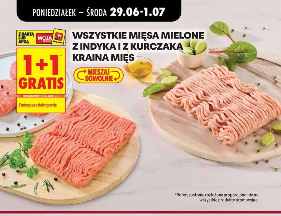 Mięsa mielone z indyka i z kurczaka Kraina Mięs