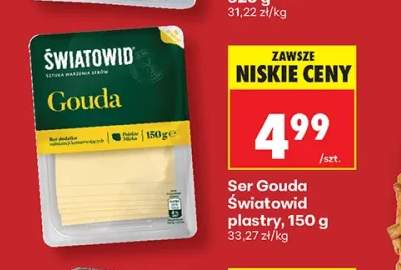 Ser Gouda Światowid plastry