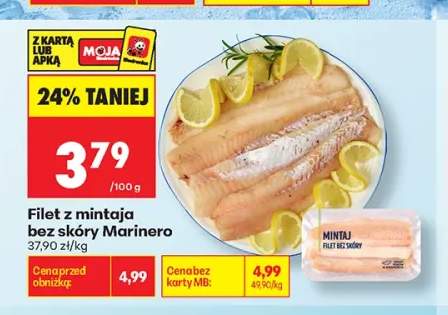 Filet z mintaja bez skóry Marinero