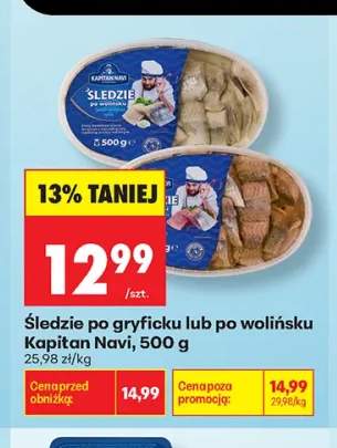 Śledzie po gryficku Kapitan Navi +1 wariant